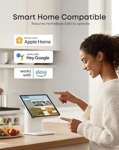 eufy Security SoloCam E42 8-Cam Kit (HomeBase S380)، كاميرا أمان 4K لاسلكية في الهواء الطلق، تعمل بالطاقة الشمسية، تتبع الحركة بالذكاء الاصطناعي، ضوء ستروب، عموم وإمالة، التعرف على الوجه، تخزين محلي يصل إلى 16 تيرابايت in Kuwait