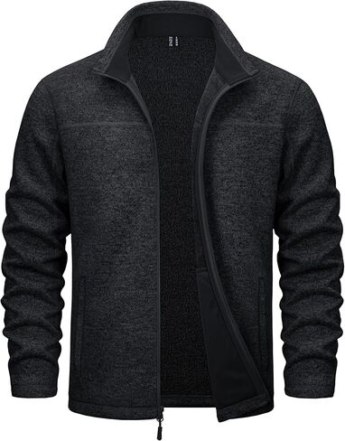 Magcomsen Men's Full zip zip queets خفيفة الوزن شتاء Zip up سترة دافئة عمل غير رسمي in Kuwait