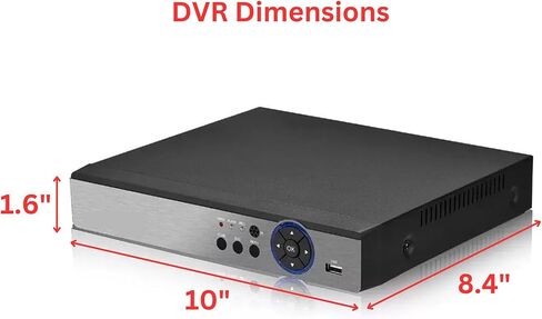 Evertech 8 قنوات H.265 HD TVI CVI التناظرية AHD كاميرا مراقبة رقمية مسجل فيديو مع 4 تيرابايت HDD in Kuwait