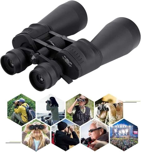 High Power Binoculars 20-180X100 Mega Zoom Outdoor Binocular Telescope Astronomy Binoculars with Prism and Storage Bag for Bird Watching Travel Stargazing Concerts Camping in Kuwait