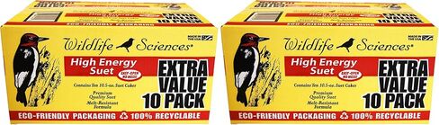 Wildlife Sciences High Energy Suet Cake 10 Pack in Kuwait