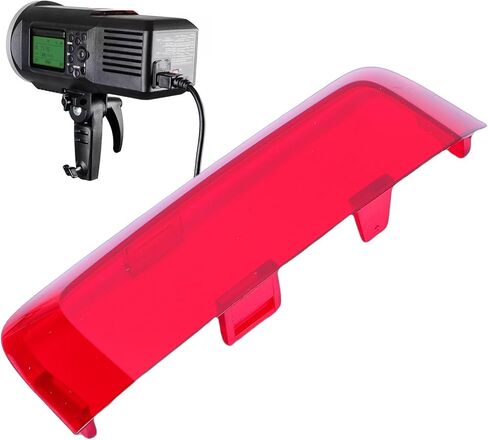 غطاء أحمر لنافذة استقبال Gugxiom Flash IR لـ AD600 M، استبدال لوحة تركيز ABS متينة، غطاء مبيت حراري لإصلاح القوية، سهل التركيب in Kuwait