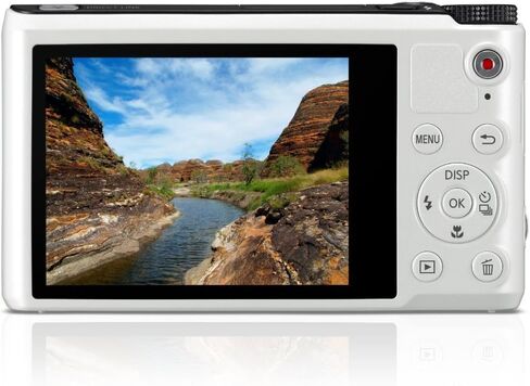 كاميرا سامسونج WB200F / WB250F الرقمية 14.2 ميجابكسل شاشة 3 بوصة واي فاي USB (أبيض) (متجدد) in Kuwait