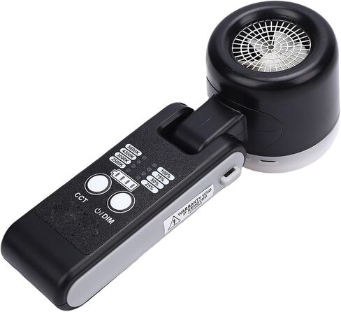 مصباح LED محمول من Tbest، 180 درجة، قابل للطي، سطوع قابل للتعديل، عرض ألوان عالية لتسجيل الفيديو والتصوير الفوتوغرافي وسبائك الألومنيوم ABS in Kuwait