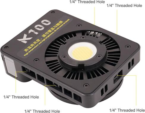 Yoidesu 100W LED Video Light، 2800K 6800K ثنائي اللون للتصوير الفوتوغرافي مع 9 أوضاع للمشهد وشحن سريع PD، للصور الشخصية ولقطات المنتج وصناعة الأفلام in Kuwait