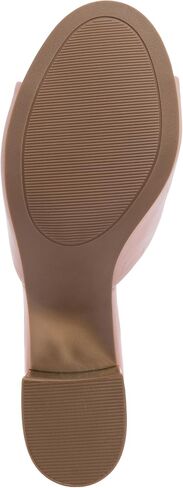 Jones New York Women's Open Toe Block Heel Sandals, Slip-On Slide Dress Shoes with Gold Metallic Accent Detail - Adanna in Saudi Arabia