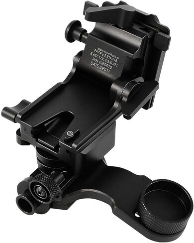 نظارات الرؤية الليلية NVG Mount مع محول PVS 14 J ARM، مجموعة تركيب NVG من الألومنيوم J-Arm لتركيب الخوذة التكتيكية، واجهة معدنية كاملة متوافقة مع رؤية ليلية أحادية PVS14 in Kuwait
