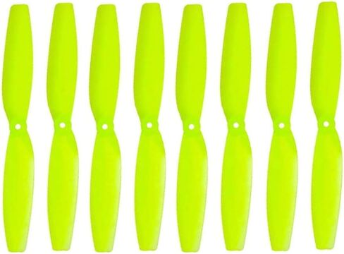 Gemfan مراوح صغيرة مقاس 65 مم (عمود 1.5 مم - مجموعة من 8) - 1.5 مم - برتقالي in Kuwait