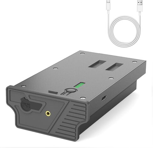 شاحن 4 منافذ SAPBJ لخرطوشة الليثيوم V1 وV2، متوافق مع شاحن TACTACAM Reveal Lithium Cartridge 4 منافذ مع مؤشر الشحن in Kuwait