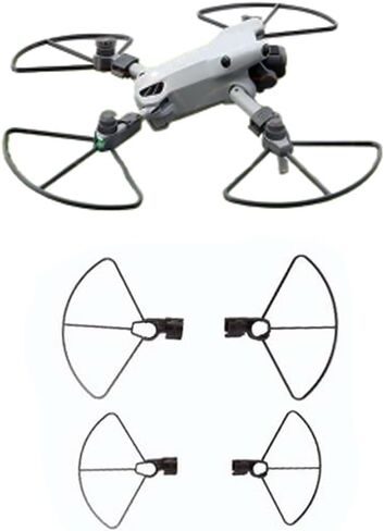 واقي حماية المروحة لـ DJI Mini5 Pro، شفرات مراوح حلقة ممتصة للصدمات للطائرة بدون طيار مضادة للتصادمات وغطاء ممتص للصدمات مع حامل ثلاثي القوائم مرتفع (واقي تصادم برتقالي) in Kuwait