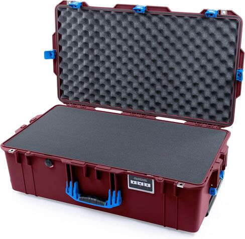 حافظة Pelican Air 1615 - Oxblood (فارغة) مع مقابض بلون أسمر صحراوي ومزالج بزر ضغط in Kuwait
