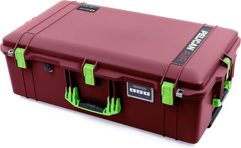 Pelican Air 1615 Case - Oxblood (Empty) with Desert Tan Handles & Push Button Latches in Saudi Arabia