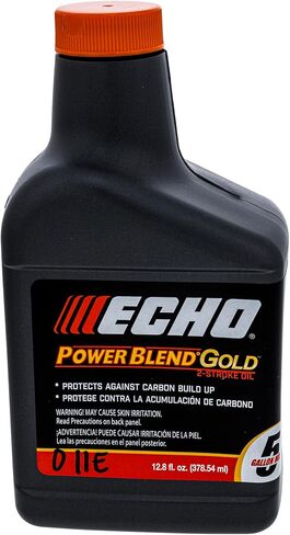 Echo Products، Echo 6450001G Power Blend Gold Oil Mix 50:1 لمعدات الطاقة الخارجية ذات الشوطين ودورتين، أداء شبه صناعي عالي، انبعاث دخان منخفض 2.6 أونصة سائلة (6 عبوات)، 6450001 جم 2.6 أونصة سائلة in Saudi Arabia