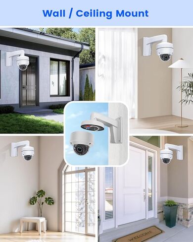 KU-DS-1273ZJ-140 دعامة تثبيت معدنية على الحائط ذراع من سبائك الألومنيوم لكاميرا أمان IP على شكل قبة، وأقواس تركيب كاميرات المراقبة in Kuwait