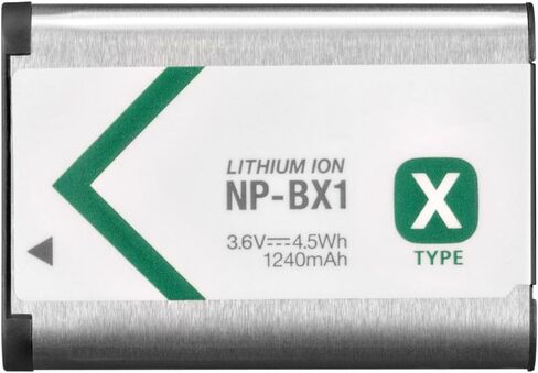 بطارية قابلة للشحن Power2000 NP-BX1 مع مجموعة شاحن لكاميرات Sony Cyber-Shot H400، HX400، HX80، RX1، RX1R II، RX100 II III IV V، WX350 الرقمية in Kuwait