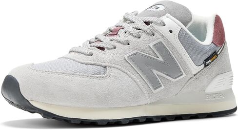 New Balance Unisex 574 V2 Familiar Ground Sneaker, Red/White, 12 US Men in Kuwait