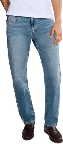 بنطال جينز Levi's 502 للرجال (متوفر أيضًا بمقاس كبير وطويل)، حبل بنجي (مطاط)، مقاس 38Wx32L قياسي in Saudi Arabia