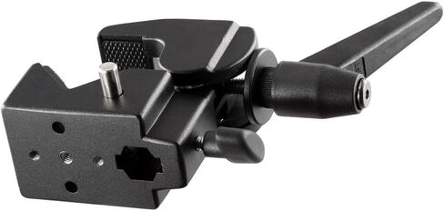 Godox LSA-03 Nano Clamp بمقبض سقاطة - قبضة استوديو بفك دائري للخدمة الشاقة للعاكسات أعلام Gobos مع جهاز استقبال 5/8 بوصة، مشبك ألومنيوم مدمج لمنصات إضاءة التصوير الفوتوغرافي والفيديو in Kuwait