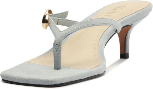 SCHUTZ Miriam Heeled Sandal, Light Azure in Saudi Arabia