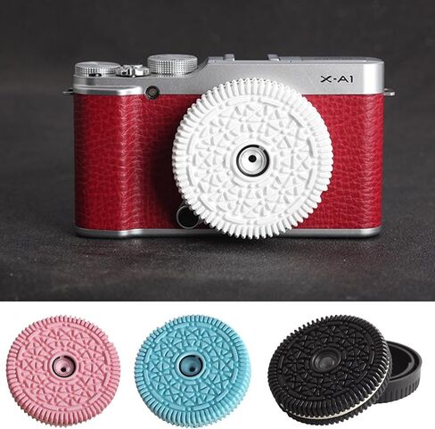 32mm F10 Free Focus Pancake Lens for Fuji X Mount Mirrorless Camera, APS-C Frame Fixed Focus Cookie Lens for X-A1 X-A2 X-A3 X-A5 X-A7 X-A10 X-E1 X-E2 X-T1 X- T2 X-T3 Xpro3 Xpro2 Xpro1 ﻿ (Black) in Kuwait
