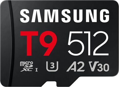 Samsung microSDXC T9 128GB، سرعات قراءة/كتابة تصل إلى 200/130 ميجابايت/ثانية، مصمم للاعبين المتحمسين والمبدعين المحترفين (MB-MH128T/AM) in Kuwait