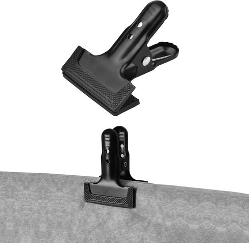 Semme Duty Spring Metal Clamp/Holder Photography Backdrop Clamps 6pcs Rubber Padded Holders for Secure Background Support Ideal for and Muslin (1pc) in Saudi Arabia