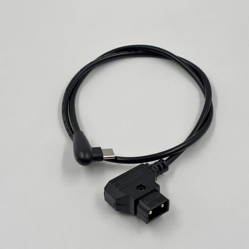 كابل الطاقة ذو الزاوية اليمنى من D-Tap إلى USB C من النوع C متوافق مع ناقل الحركة DJI SDR، ومحرك التركيز DJI LiDAR، ومحرك التركيز Tilta Nucleus-N2، ومدخل 12–16.8 فولت، 23 بوصة in Kuwait