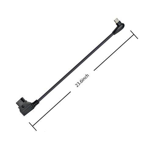 كابل الطاقة ذو الزاوية اليمنى من D-Tap إلى USB C من النوع C متوافق مع ناقل الحركة DJI SDR، ومحرك التركيز DJI LiDAR، ومحرك التركيز Tilta Nucleus-N2، ومدخل 12–16.8 فولت، 23 بوصة in Kuwait