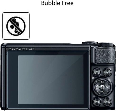 واقي شاشة Canon Powershot SX740 HS - [3 عبوات] طبقة من الزجاج المقوى عالي الدقة [مضاد لبصمات الأصابع] [مضاد للخدش] [خالٍ من الفقاعات] متوافق مع كاميرا Canon Powershot SX740 HS الرقمية in Kuwait