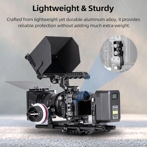 Nitze FX2 USB-C/Multi Cable Clamp Compatible with T-S16A/ T-S17A/ T-S18A Camera Cage for Sony FX2 Camera - PE46 in Kuwait