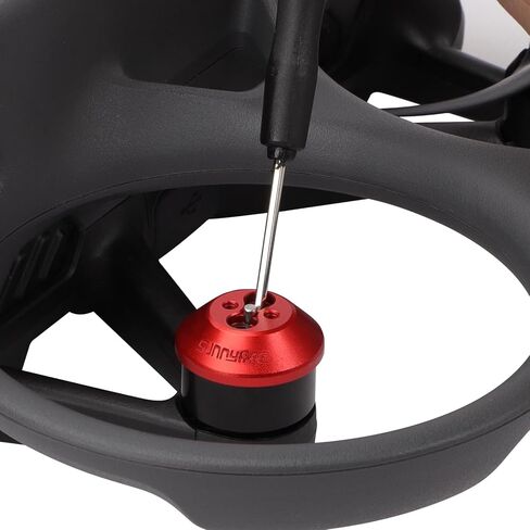 TECKEEN 4 قطع من غطاء حماية محرك سبائك الألومنيوم غطاء مقاوم للغبار لطائرة DJI Avata 2 بدون طيار in Kuwait