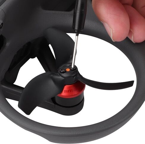 TECKEEN 4 قطع من غطاء حماية محرك سبائك الألومنيوم غطاء مقاوم للغبار لطائرة DJI Avata 2 بدون طيار in Kuwait