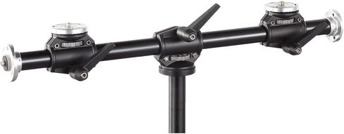 ذراع التثبيت المزدوج Godox LSA-10 - شريط دعم مزدوج الملحقات من الألومنيوم عالي التحمل مع ¼ ″ -20 و3⁄8 ″ -16 خيط، وأنبوب قفل منزلق للحوامل الثلاثية والاستوديو ومنصة تزوير الموقع in Kuwait