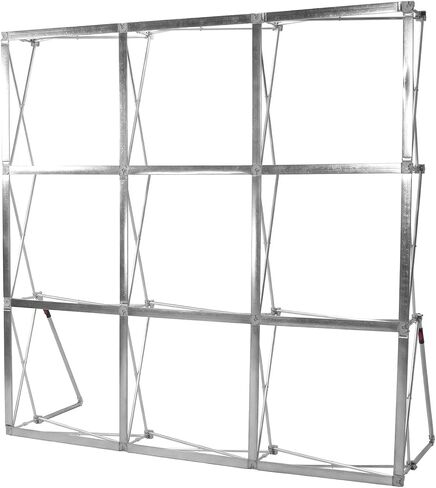 Tension Fabric Collapsible Stand with Storage Bag & Cable Ties Foldable Support Bracket Detachable Reinforced Back Support Frame for Wedding Exhibition Events in Saudi Arabia