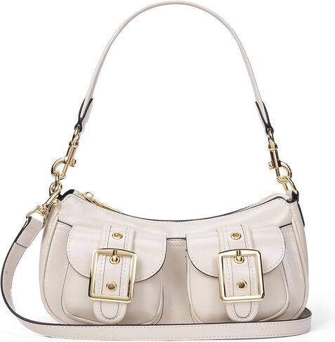 Shoulder Bags for Women Small Purse Y2k Handbag Double Pockets Cross Body Bag Faux Leather Shoulder Purses Tote in Saudi Arabia