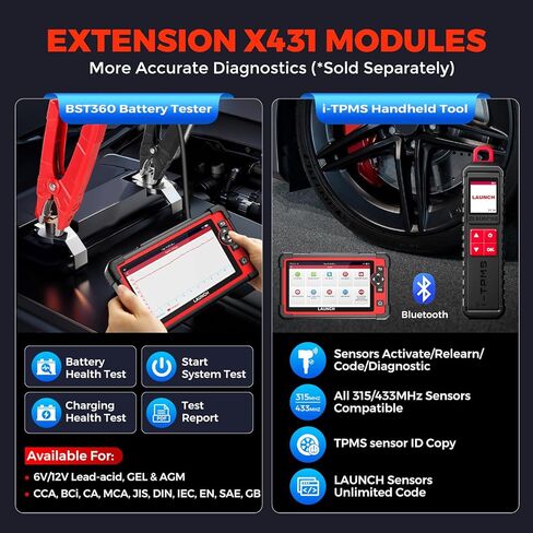 إطلاق X431 CRP919E ELITE OBD2 SCANNER ، 2025 أداة المسح الضوئي ثنائي الاتجاه مثل CRP919EBT ، CANFD & DOIP ، ترميز ECU ، 35+ خدمة ، اختبارات نشطة ، جميع تشخيص النظام ، FCA Autoauth ، BST360 & TPM in Kuwait