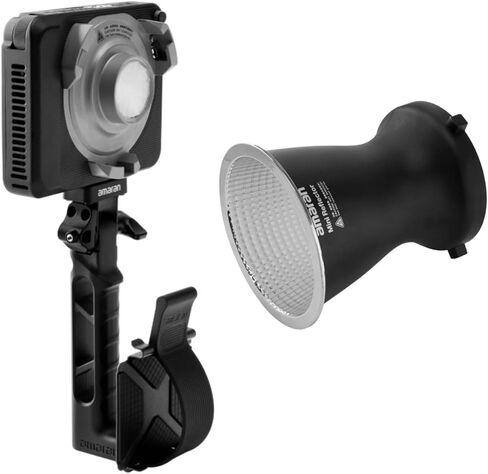 مجموعة مصابيح فيديو LED ملونة كاملة RGB 60c من Amaran Ray مع عاكس صغير (عنصران) in Kuwait