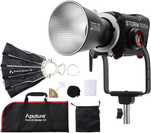 حزمة Aputure Storm 400x (V-Mount) (الولايات المتحدة) مع صندوق سوفت بوكس ​​مقاس 24 بوصة وحقيبة حمل (عنصران) in Kuwait
