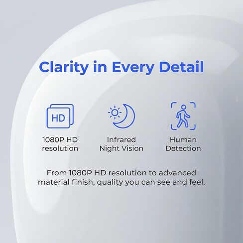 1 حزمة 1080P واي فاي كاميرا الأمن الداخلي للرؤية الليلية 2 طريقة كشف صفارات الإنذار الصوت مع لاصق 3M لا يوجد حفر سحابة تخزين بطاقة TF لمراقبة الطفل والكلب in Kuwait