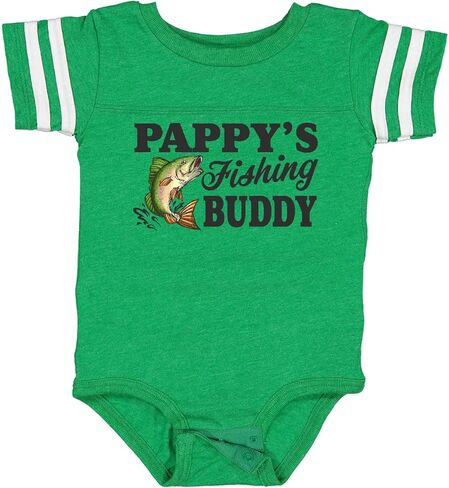 بدلة الأطفال Inktastic Pappy's Fishing Buddy in Kuwait