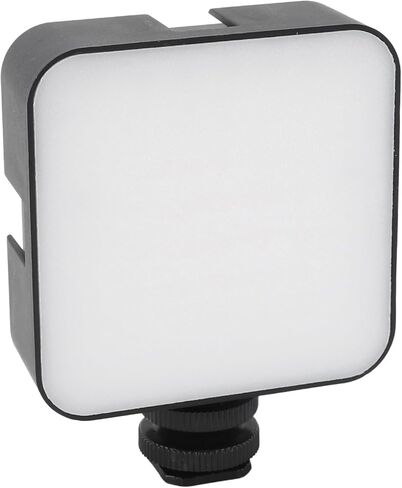 Fydun Compact LED Video Light with 3 Color Temperatures and Dimmable Brightness – Portable ON Camera Lighting for Vlogging, Photography, and Video Recording in Kuwait
