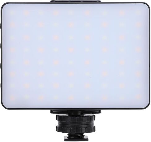 مصباح فيديو LED احترافي قابل لإعادة الشحن مع تعديل CCT 3000-9900K، وسطوع 72 خرزة، وحذاء ساخن وحامل ثلاثي القوائم 1/4 بوصة لمدوني الفيديو ومنشئي المحتوى in Kuwait