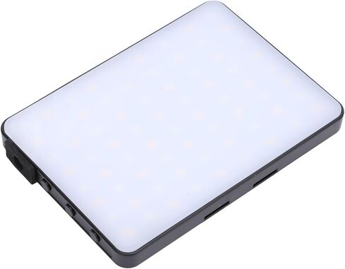 مصباح فيديو LED احترافي قابل لإعادة الشحن مع تعديل CCT 3000-9900K، وسطوع 72 خرزة، وحذاء ساخن وحامل ثلاثي القوائم 1/4 بوصة لمدوني الفيديو ومنشئي المحتوى in Kuwait