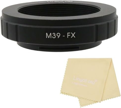 حلقة محول العدسة M39-FX لعدسة Leica M39 L39 المثبتة على المسمار ولكاميرا Fuji X Mount X-A1/X-A2/X-A3/X-E1/X-E2/X-Pro1/X-Pro2 حلقة محول العدسة المعدنية محول التركيز اليدوي حلقة محول Ringocus in Kuwait