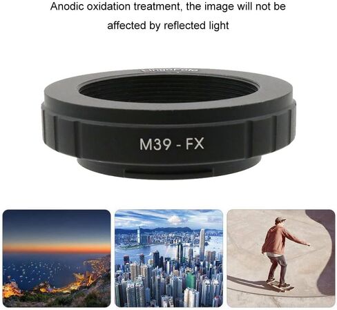 حلقة محول العدسة M39-FX لعدسة Leica M39 L39 المثبتة على المسمار ولكاميرا Fuji X Mount X-A1/X-A2/X-A3/X-E1/X-E2/X-Pro1/X-Pro2 حلقة محول العدسة المعدنية محول التركيز اليدوي حلقة محول Ringocus in Kuwait