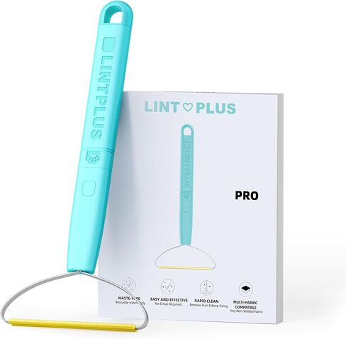 مزيل شعر الحيوانات الأليفة من لينت بلس ومنظف Uptoroot Cleaner Pro خاص متعدد حواف الأقمشة ومشط السجاد من LINTPLUS، مزيل شعر الكلاب والقطط للسجاد والأريكة وأبراج الحيوانات الأليفة (أزرق سماوي) in Kuwait