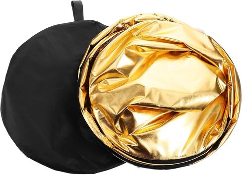 Operitacx 5-in-1 Folding Photography Reflector Portable Light Diffuser 110cm for Studio and Outdoor Use, Collapsible Photo Lighting Reflector Board in Kuwait