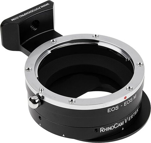 محول خياطة دوار RhinoCam Vertex، متوافق مع عدسة Canon EOS (EF/EF-S) D/SLR لكاميرات Canon EOS M (EF-M) بدون مرآة in Kuwait