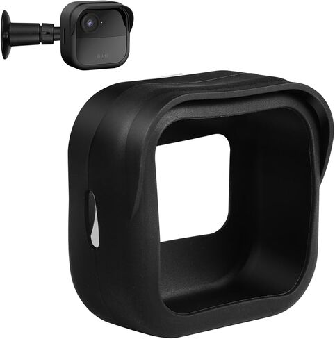 Tonton Silicone Case Cover for All-New Blink Outdoor 4 (4th Gen), Weatherproof Silicone Protective Skin with Sun Hood, Full Camera Protection for Blink Outdoor 4 Smart Security Camera, Black (1 Pack) in Saudi Arabia