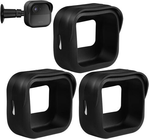 Tonton Silicone Case Cover for All-New Blink Outdoor 4 (4th Gen), Weatherproof Silicone Protective Skin with Sun Hood, Full Camera Protection for Blink Outdoor 4 Smart Security Camera, Black (1 Pack) in Saudi Arabia